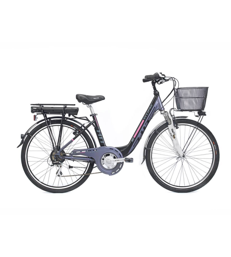 ECLIPSE E-CITY 26" MONOTRAVE HIT 400Wh VIOLA NERO OPACO