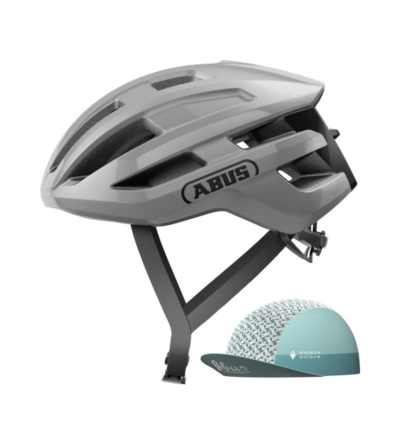 ABUS CASCO POWERDOME ACE RACE GREY