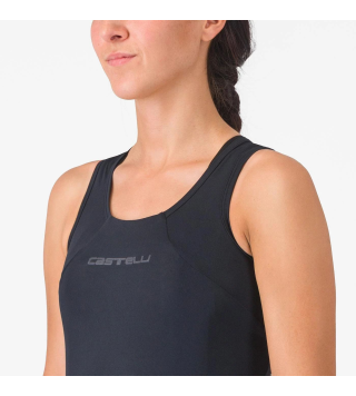 CASTELLI SOLE TOP BLACK
