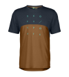 SCOTT TEE M'S TRAIL FLOW DRI SS DARK BLUE BREAD BROUN