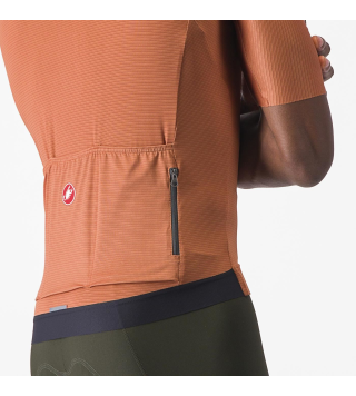 CASTELLI ESPRESSO JERSEY MOCHA DARK GREY