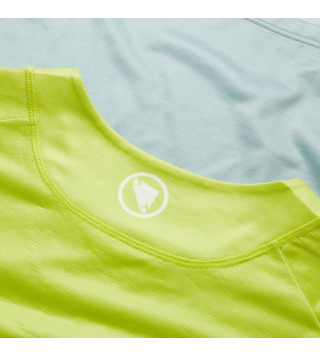 ENDURA CORE PRINTED L/S TEE GIALLO