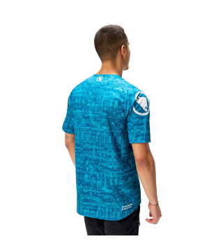 ENDURA GRID LTD PRINTED S/S AZZURRO