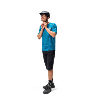 ENDURA GRID LTD PRINTED S/S AZZURRO