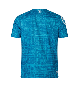 ENDURA GRID LTD PRINTED S/S AZZURRO