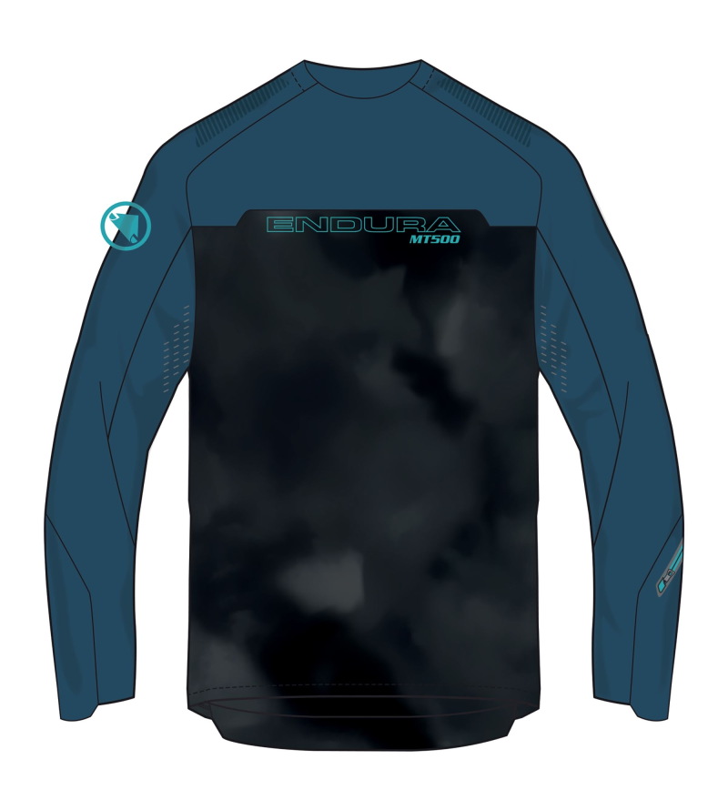 ENDURA MT500 BURNER L/S JERSE BLU