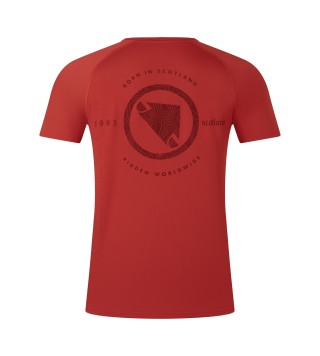 ENDURA LOOP S/S TECH ROSSO
