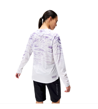 ENDURA MARBLE LTD PRINTED L/S W PURPLE