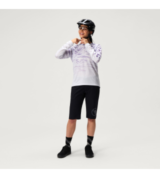 ENDURA MARBLE LTD PRINTED L/S W PURPLE