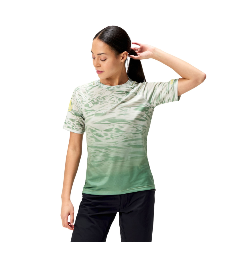 ENDURA WMS MARBLE LTD PRINTED S/S TEE LGR