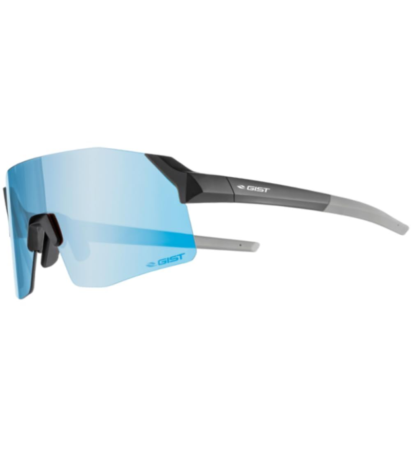 GIST OCCHIALE ROCKET MATT BLACK - LENTE BLU