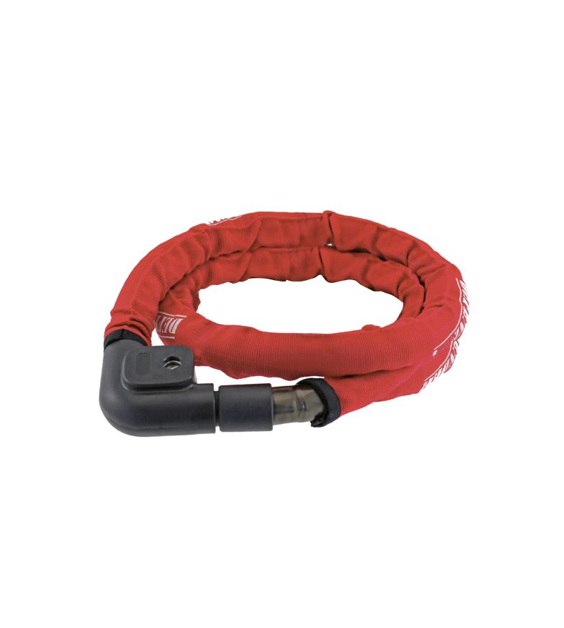 LUCCHETTO CAVO RINFORZATO PITONE Ø 22 ROSSO