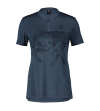 SCOTT SHORT W'S TRAIL FLOW ZIP SS METAL BLU