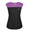 SCOTT TANK W'S TRAIL VERTIC DRI SS BLACK LIQUID PURPLE