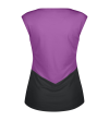 SCOTT TANK W'S TRAIL VERTIC DRI SS BLACK LIQUID PURPLE