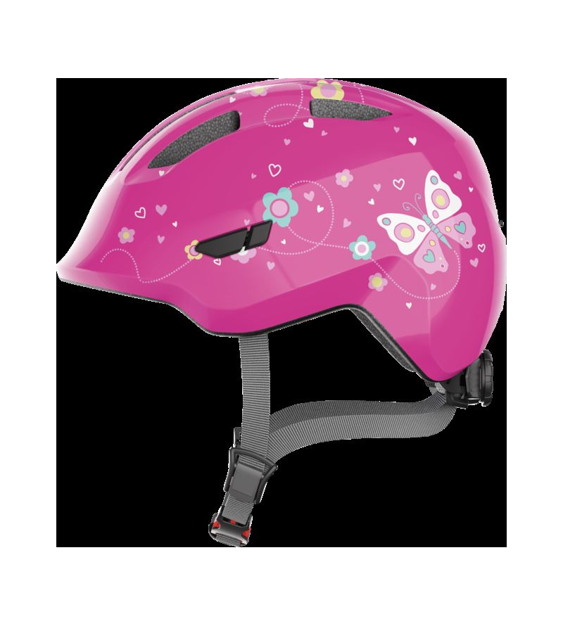 ABUS CASCO SMILEY 3.0 PINK BUTTERFLY