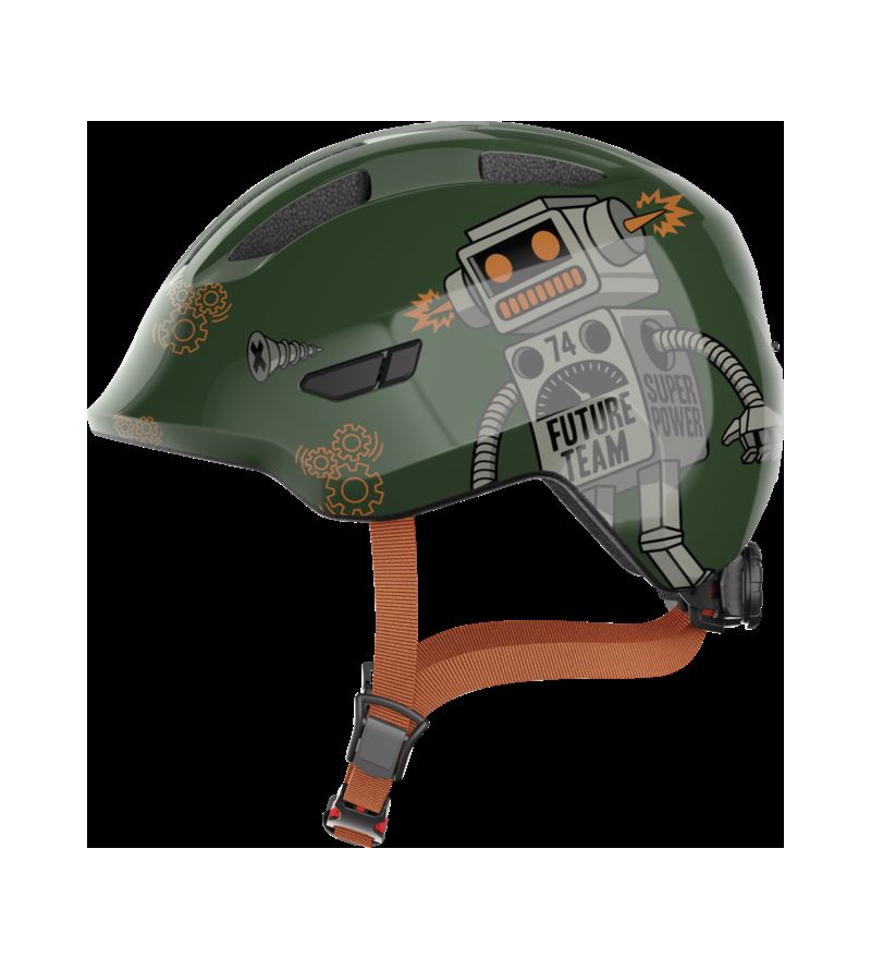 ABUS CASCO SMILEY 3.0 GREEN ROBO