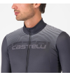 CASTELLI APICE THERMAL JERSEY DARK GRAY/SMOKY GRAY-SILVER GREY