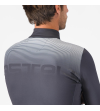 CASTELLI APICE THERMAL JERSEY DARK GRAY/SMOKY GRAY-SILVER GREY