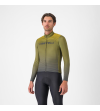 CASTELLI APICE THERMAL JERSEY SAGE/TWILIGHT BLUE-MANGO MOJITO