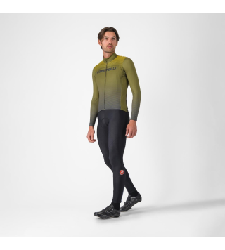 CASTELLI APICE THERMAL JERSEY SAGE/TWILIGHT BLUE-MANGO MOJITO