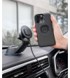 QUADLOCK TESTA CARICABATTERIE WIRELESS MAGNETICA BLACK
