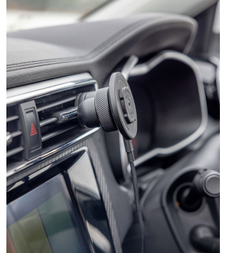 QUADLOCK TESTA CARICABATTERIE WIRELESS MAGNETICA BLACK