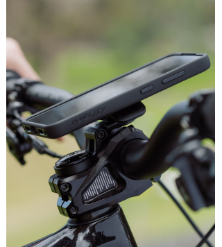QUADLOCK SUPPORTO STEM CAP ADJUSTABLE BLACK