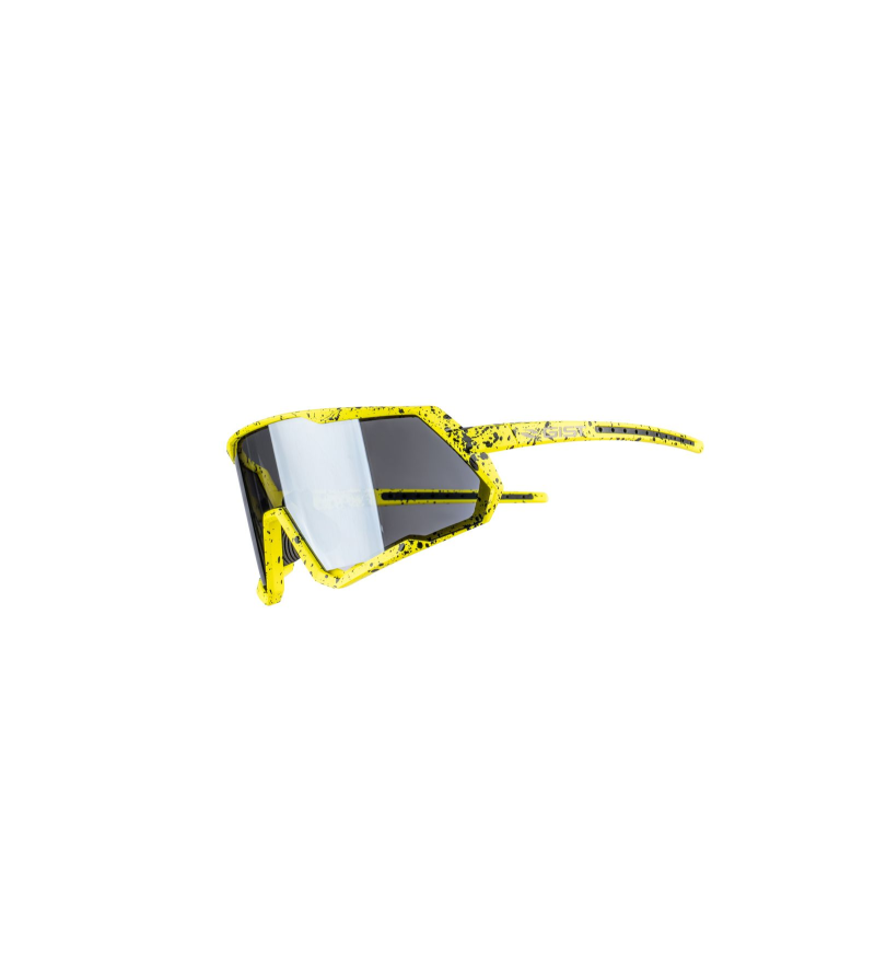 GIST OCCHIALE MASK MATT YELLOW FLUO - LENTE BLACK